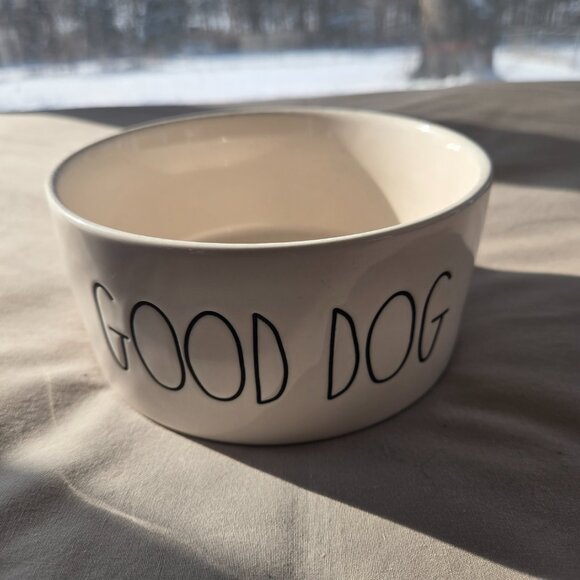 Rae Dunn dog bowl GOOD DOG - Picture 1 of 4